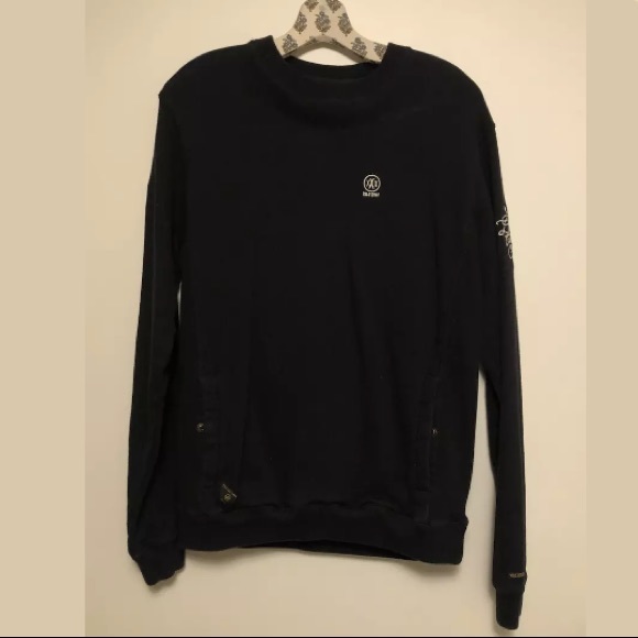 ❤️SOLD❤️ 10.DEEP Black Paradise Embroidered Sweater jumper - Picture 3 of 4